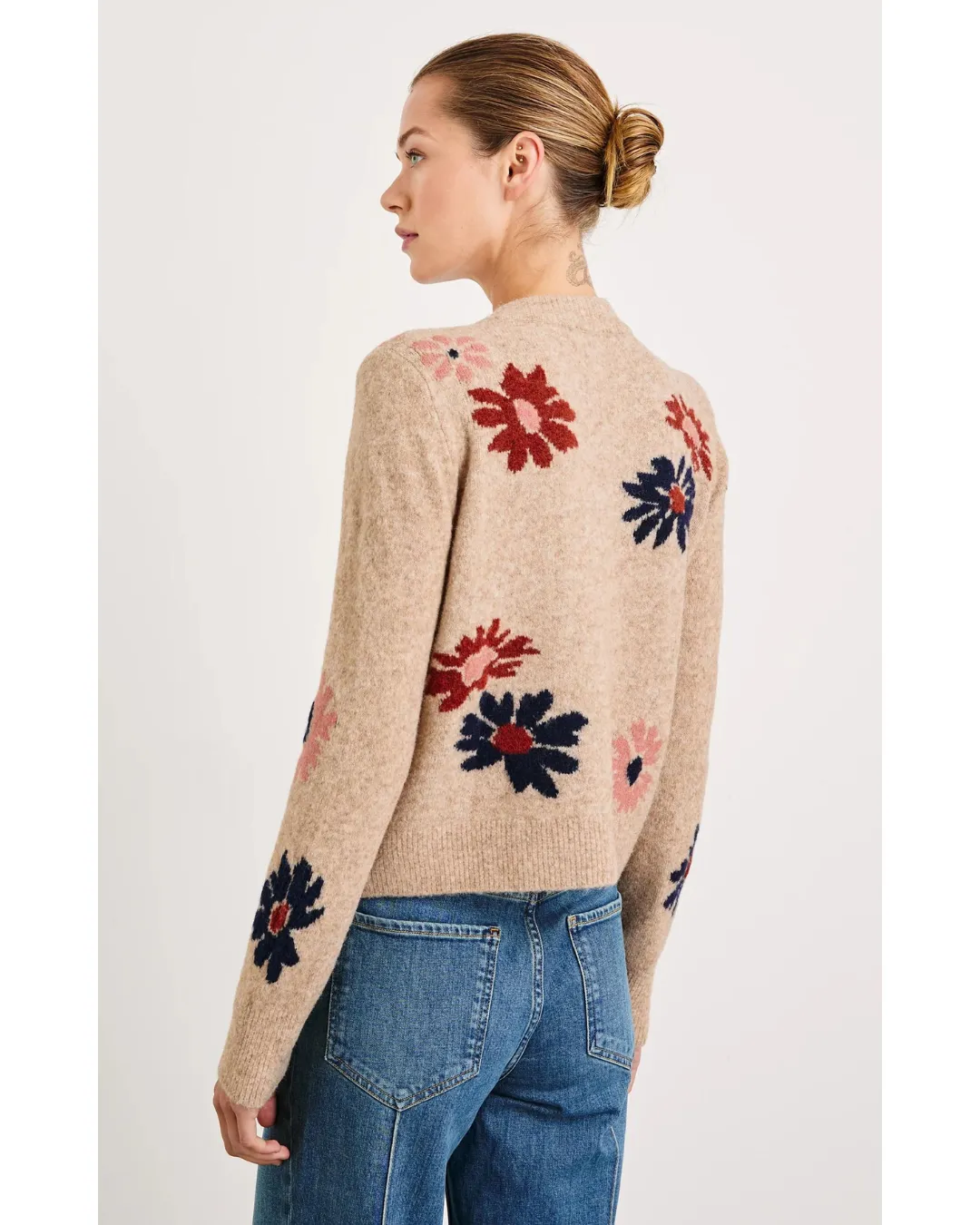 Millie Sweater Mauve Meadow