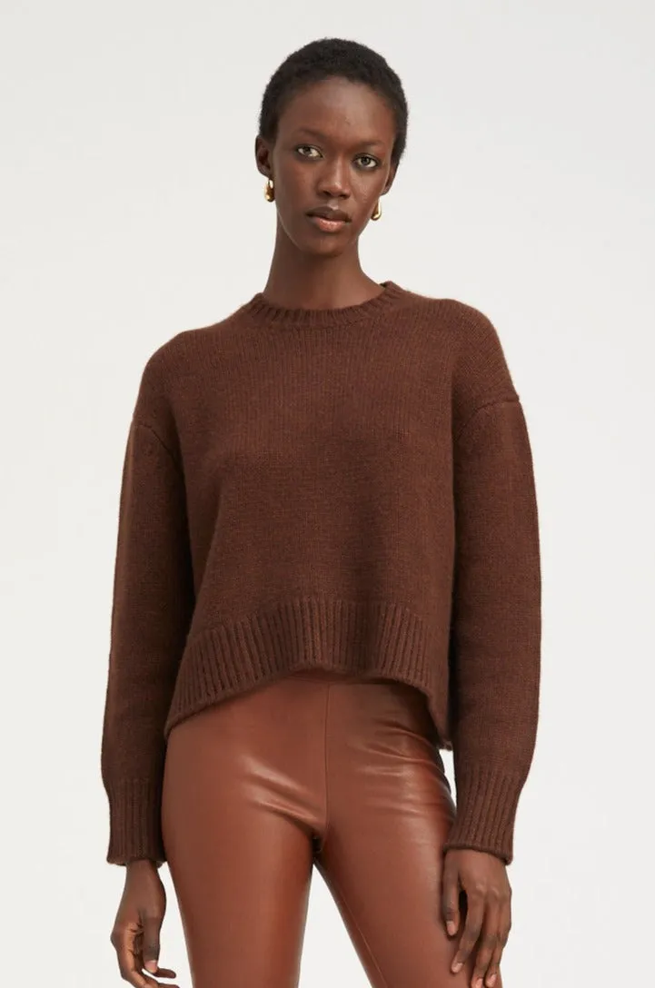 Mocha Heavy Cashmere Sweater