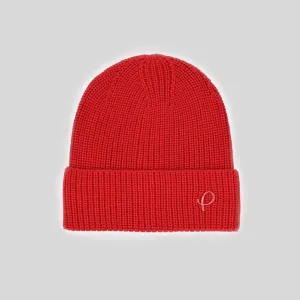 P Logo Beanie Red