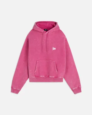 Patta Classic Washed Hooded Sweater (Fuchsia Red)