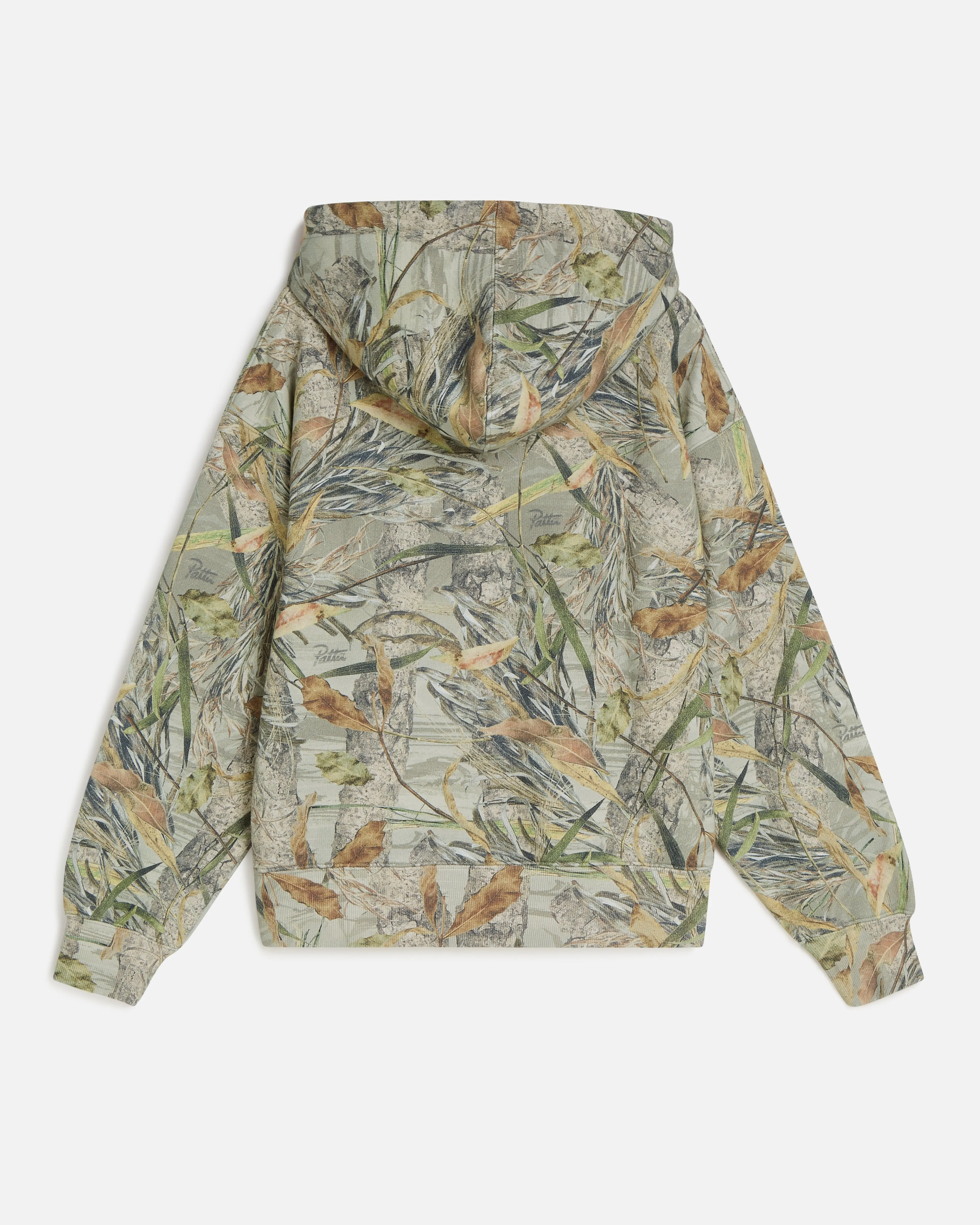 Patta Nature Print Boxy Hooded Sweater (Nature Print)