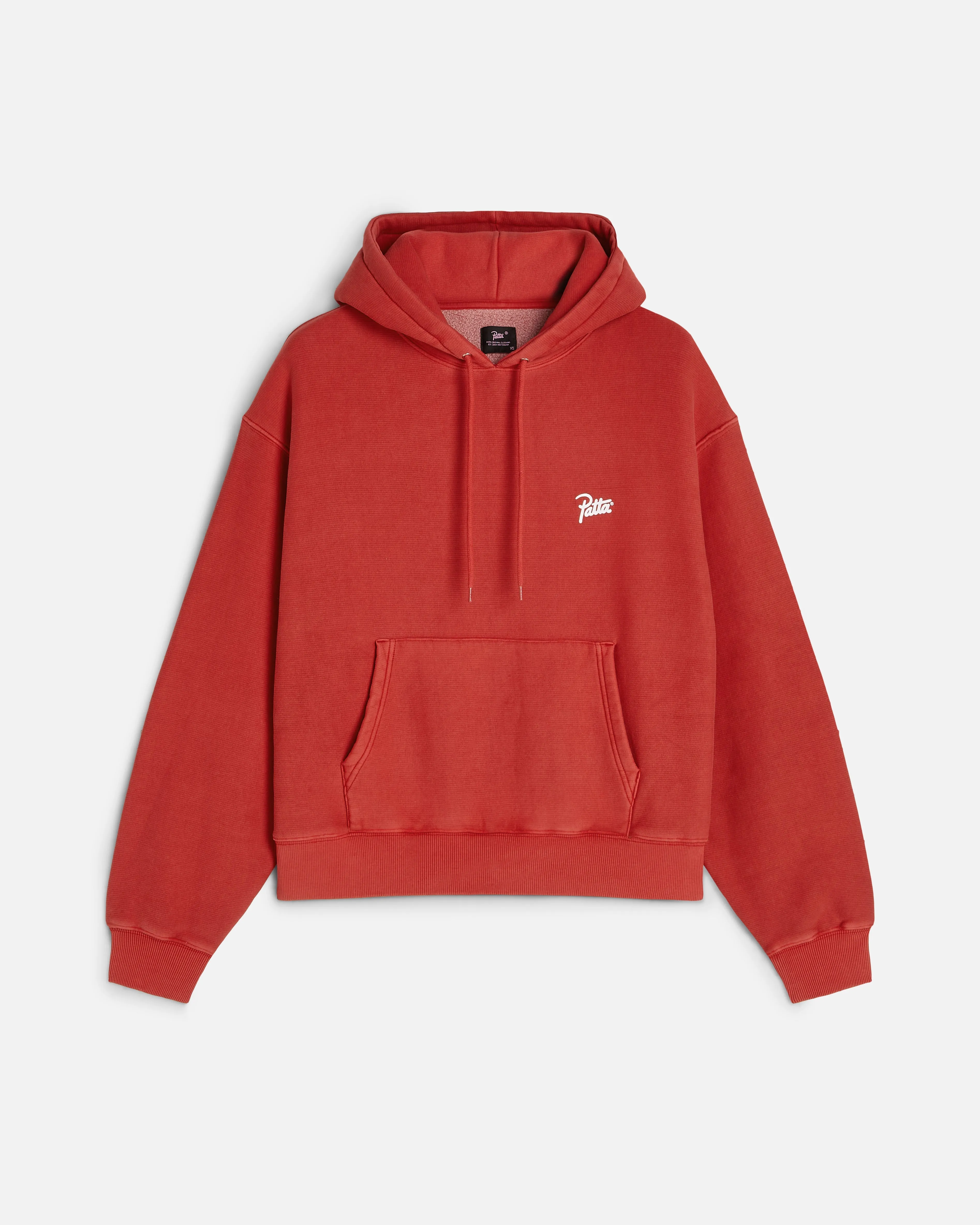 Patta Washed Classic Hooded Sweater (Haute Red)