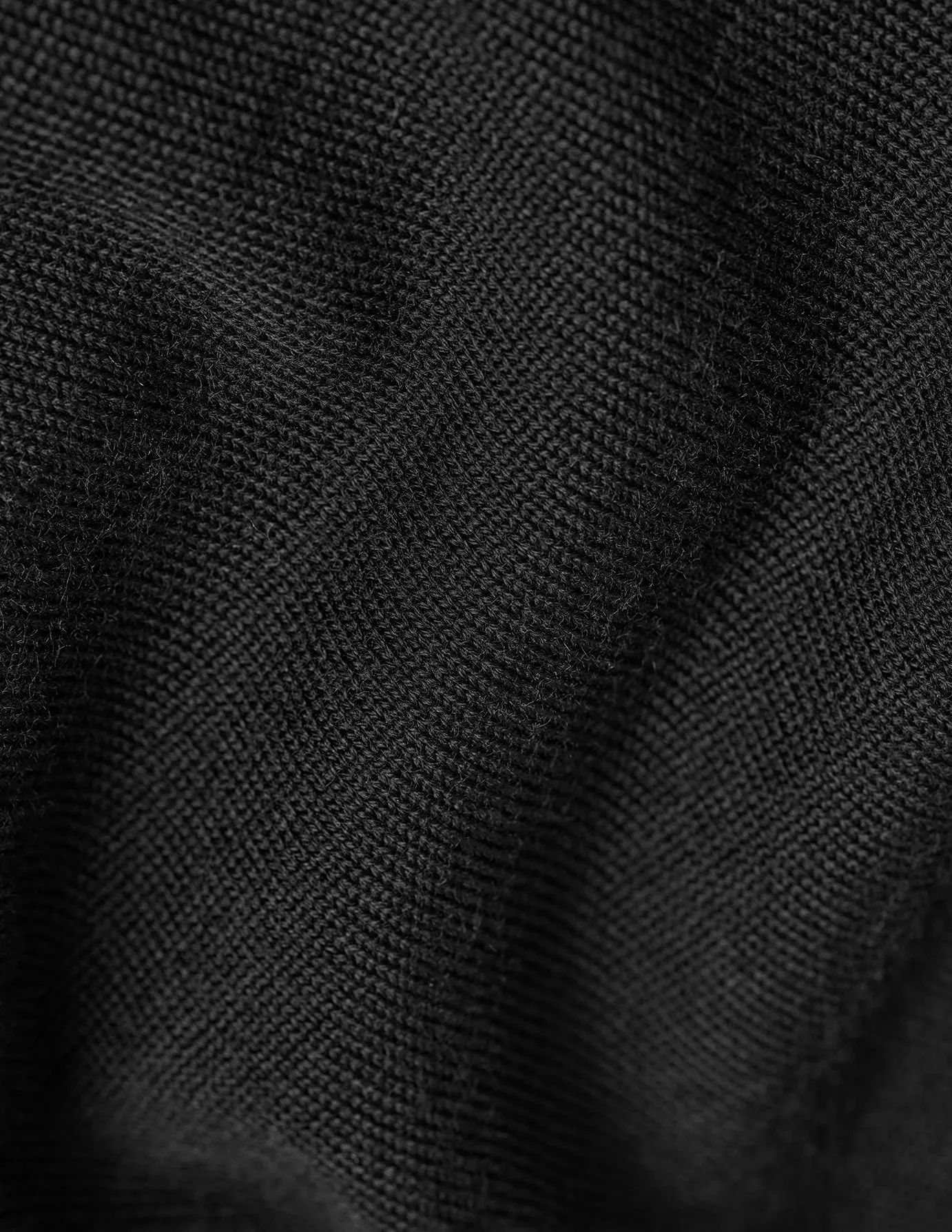 Premium Merino Crewneck Black