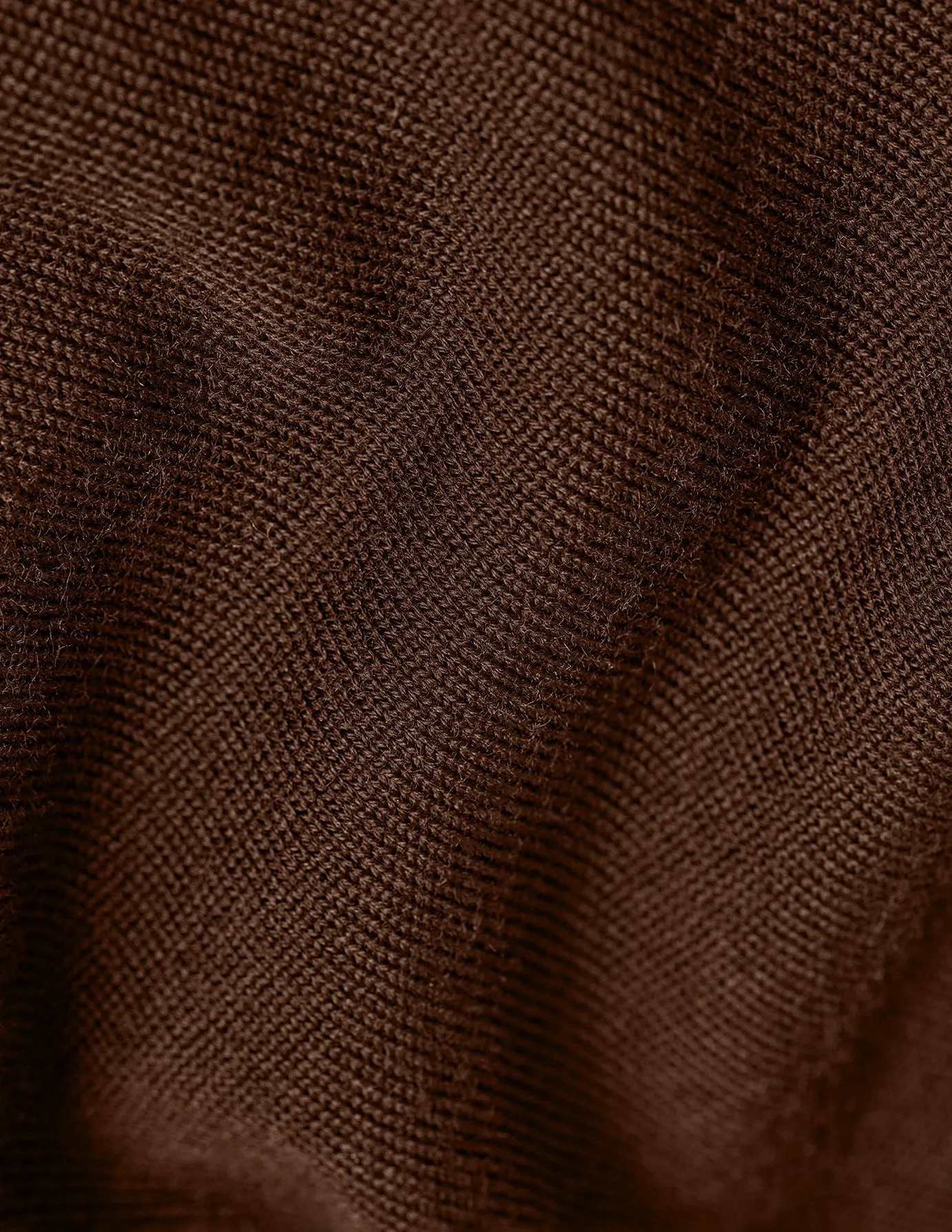 Premium Merino Half Zip Espresso