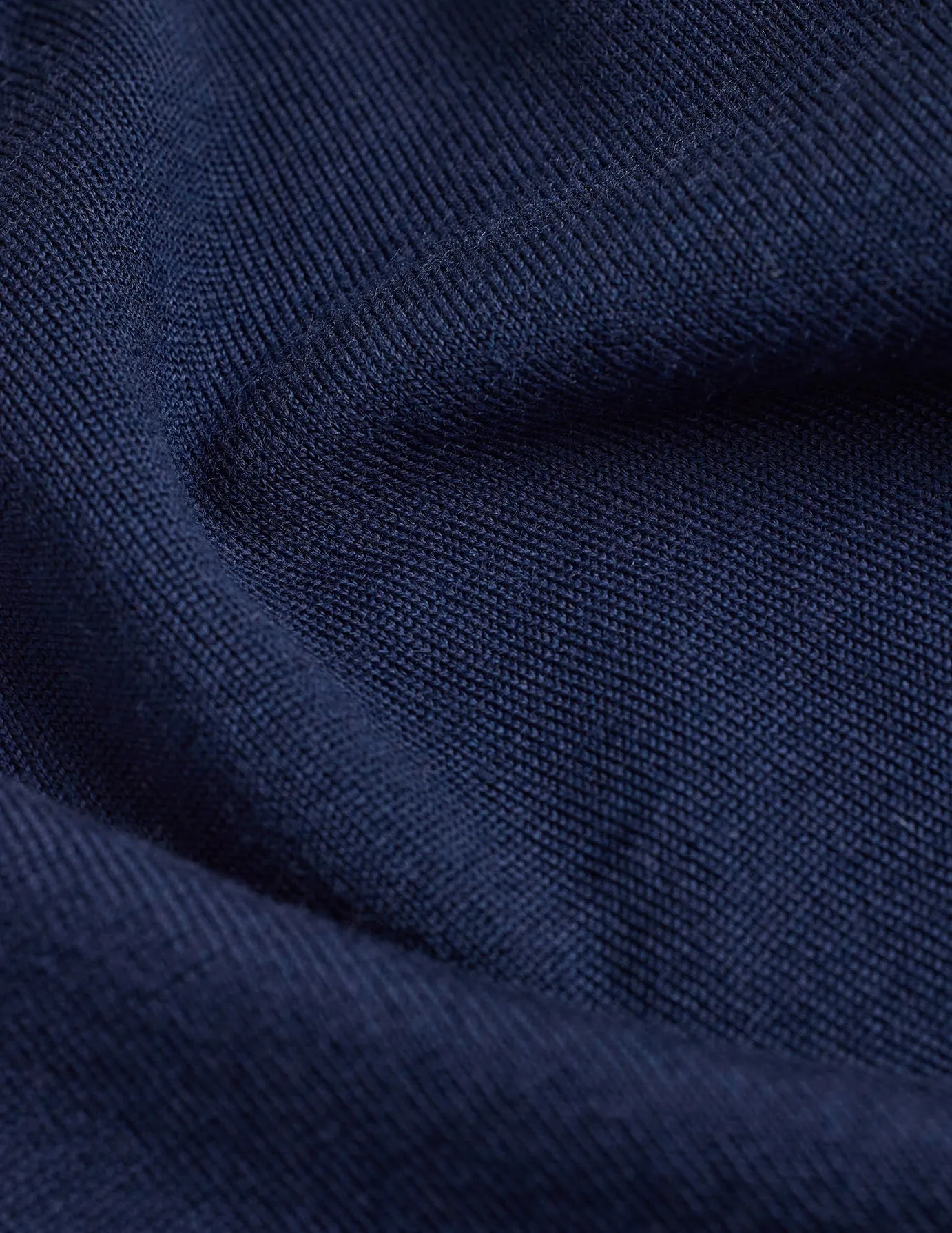 Premium Merino Half Zip Navy