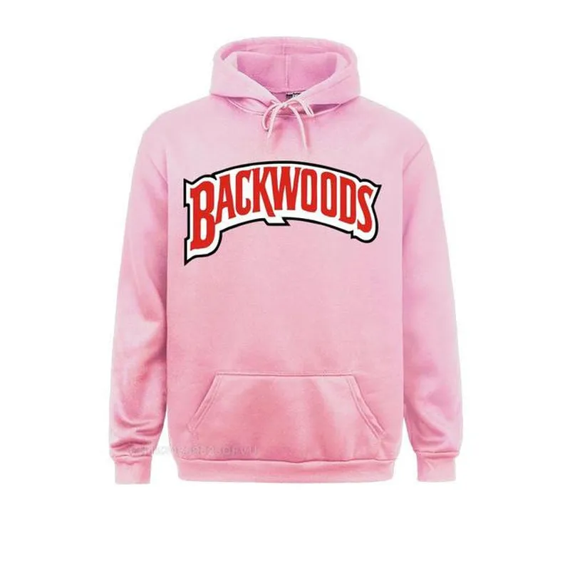 "Backwoods Logo Hoodie: Classic Men's Pullover for a Funny, Oversized, and Kawaii Style"