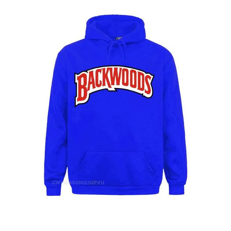 "Backwoods Logo Hoodie: Classic Men's Pullover for a Funny, Oversized, and Kawaii Style"