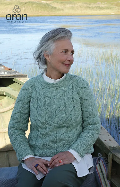 Raglan Pullover Sweater - Irish Sea