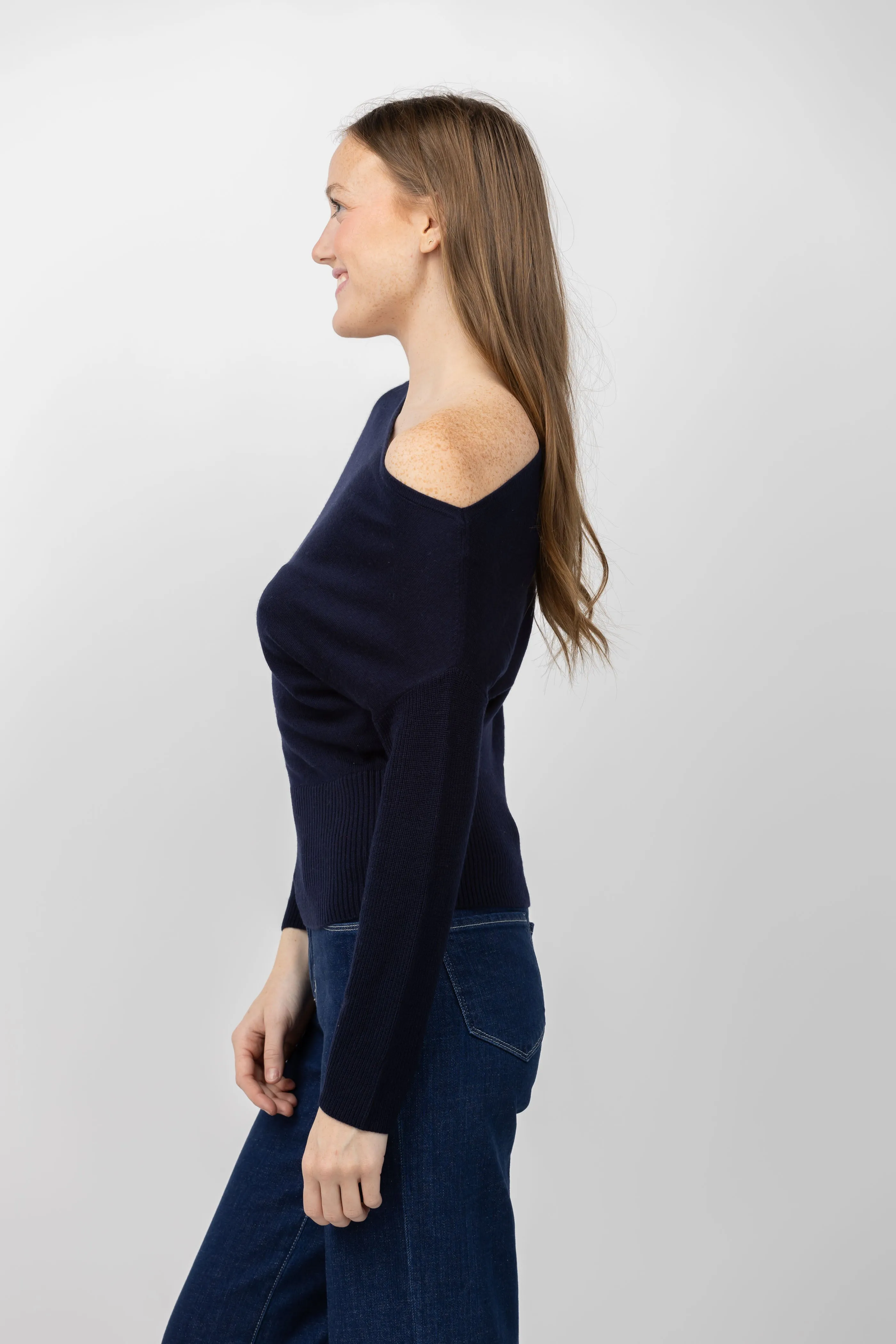 Ramy Brook Chance Sweater in Navy