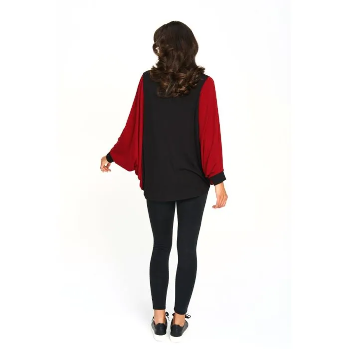 Red Coral Dolman Top (2 Colours)