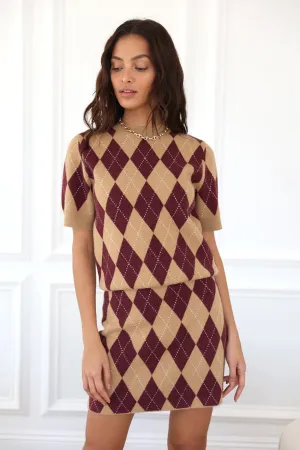 Rina Argyle Top