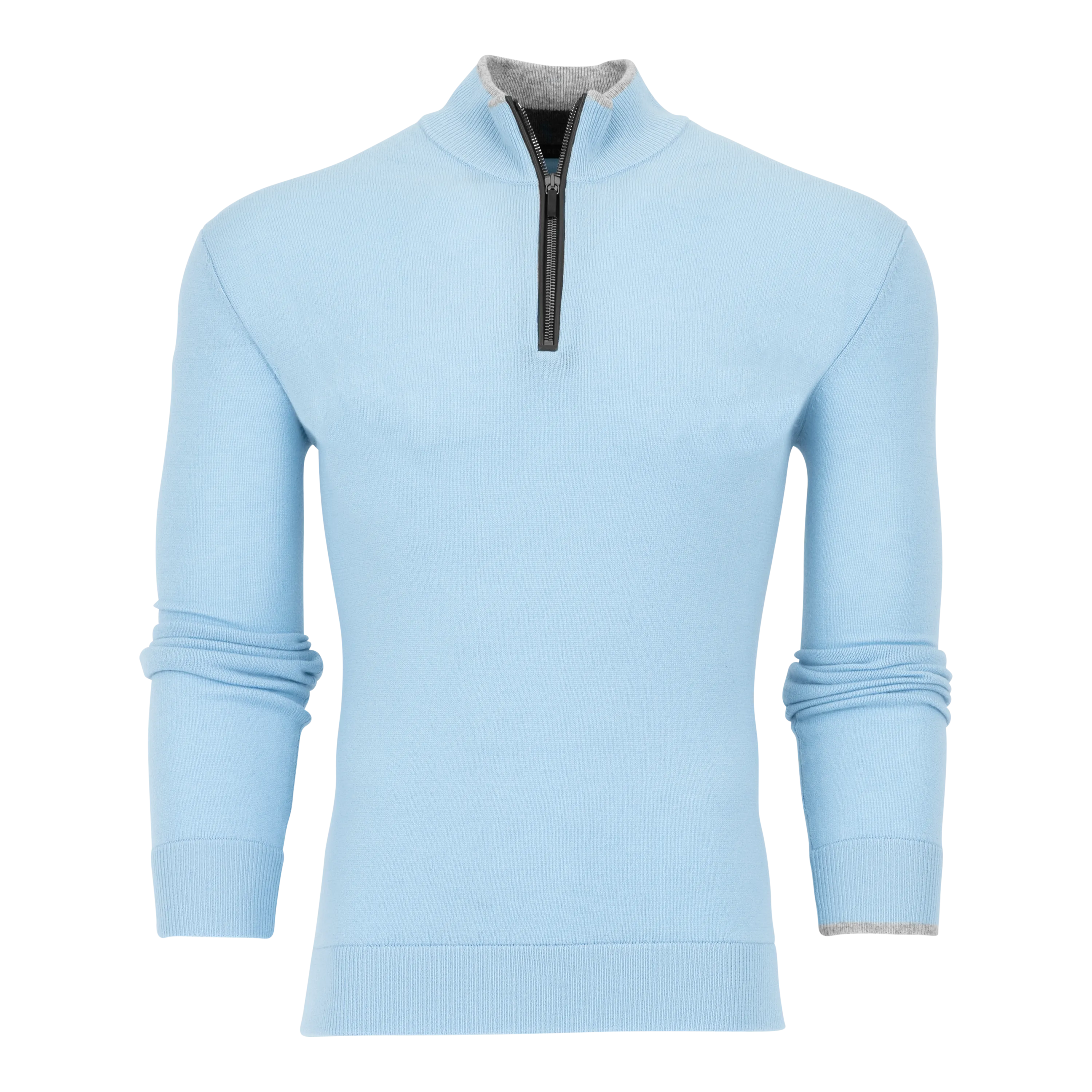 Sebonack Quarter-Zip Sweater (Wolf Blue)