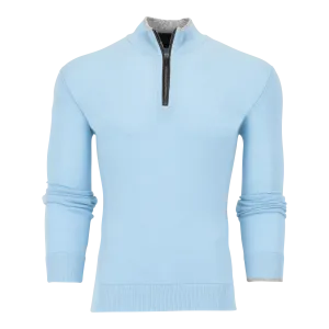 Sebonack Quarter-Zip Sweater (Wolf Blue)