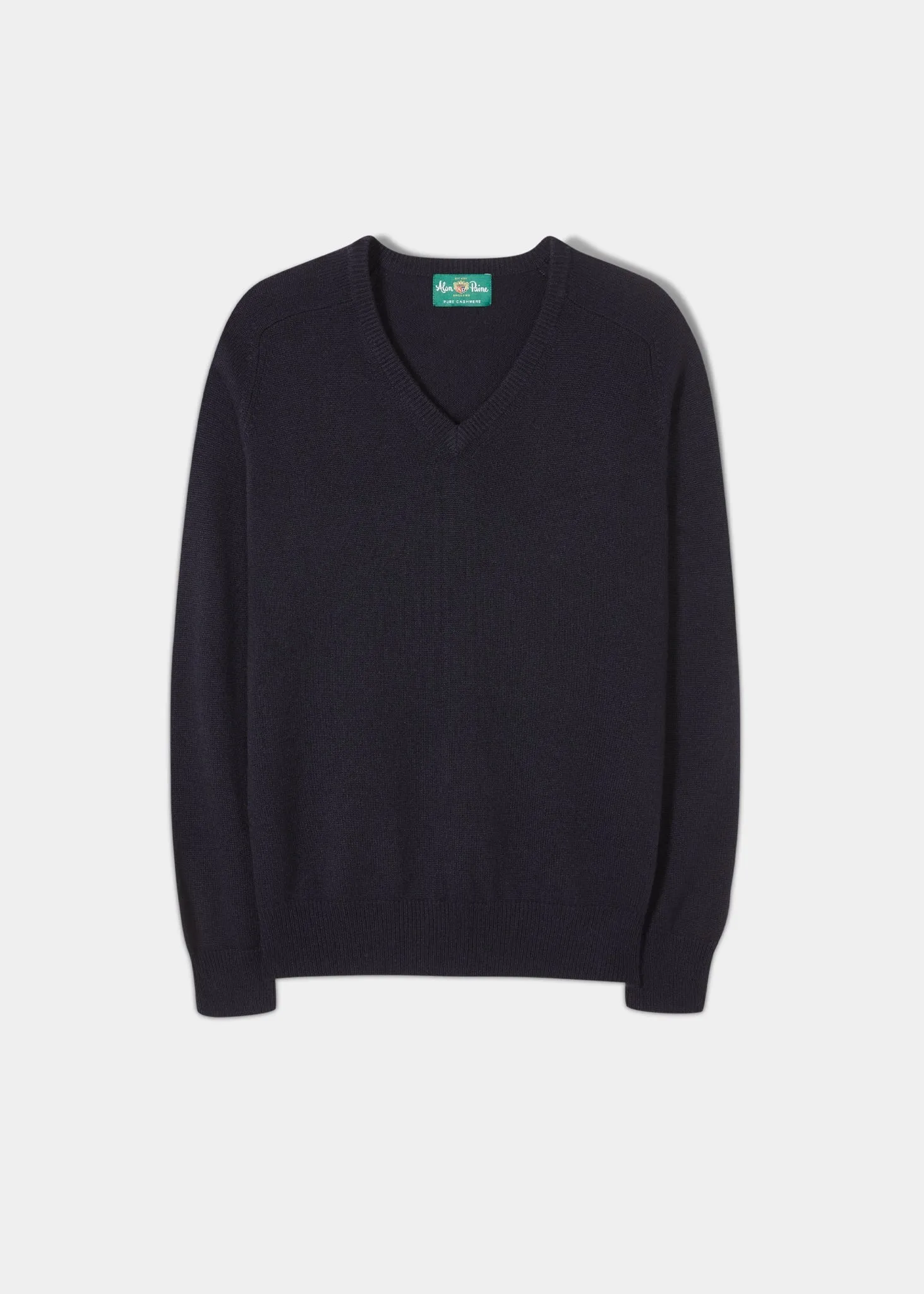 Selkirk Cashmere Jumper in Dark Navy - Classic Fit