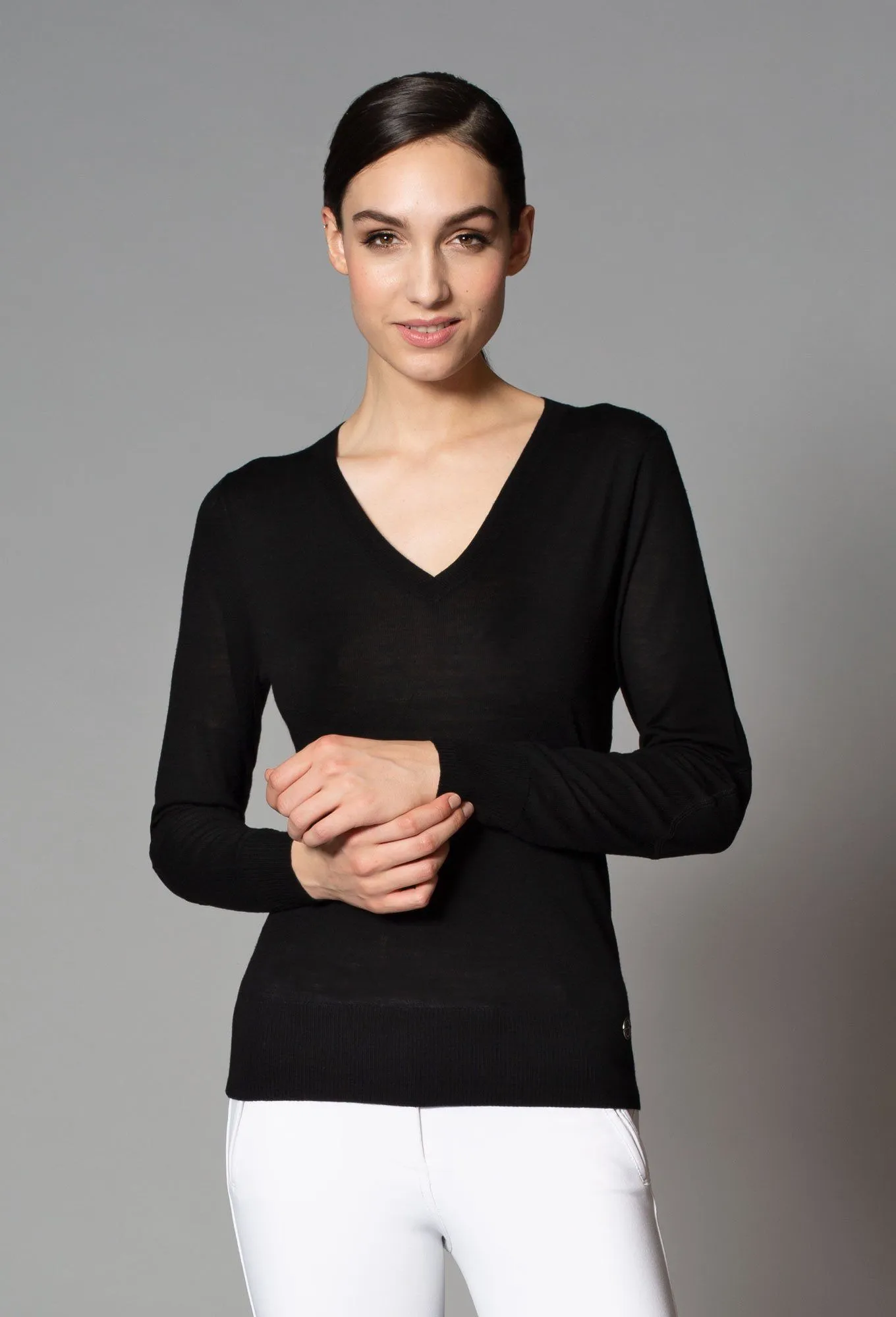 Serena Merino V-Neck Sweater