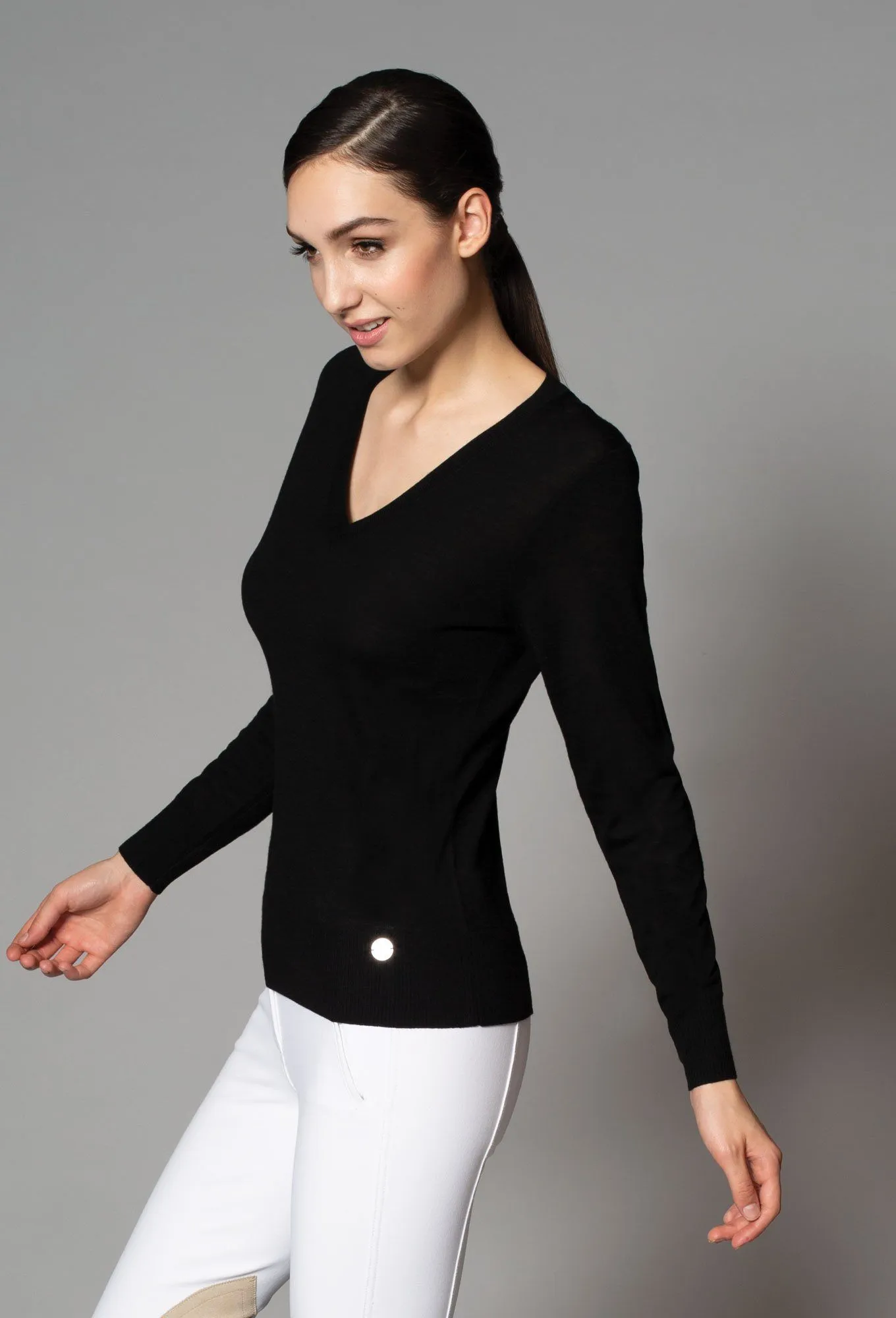 Serena Merino V-Neck Sweater