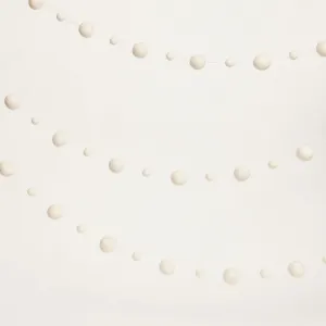 Snowy White Holiday Ball Garland