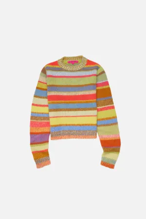 Stripe Super Soft Women's Crew