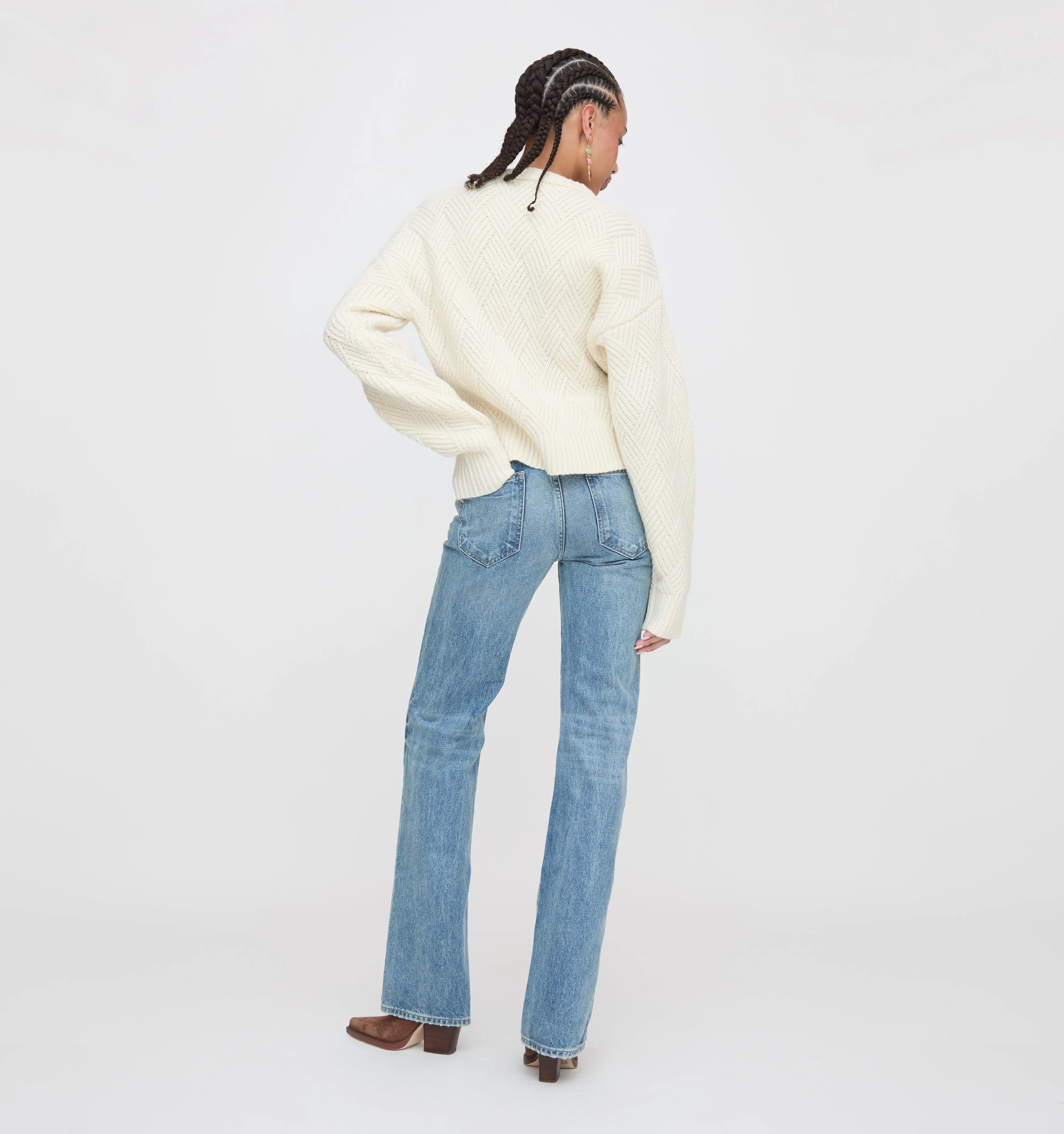 The Diana Sweater - Winter White