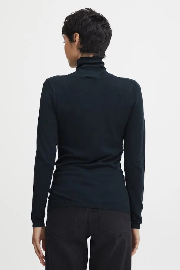 The Mafa Roll Neck Pullover - Total Eclipse