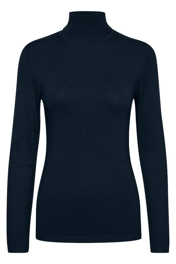 The Mafa Roll Neck Pullover - Total Eclipse