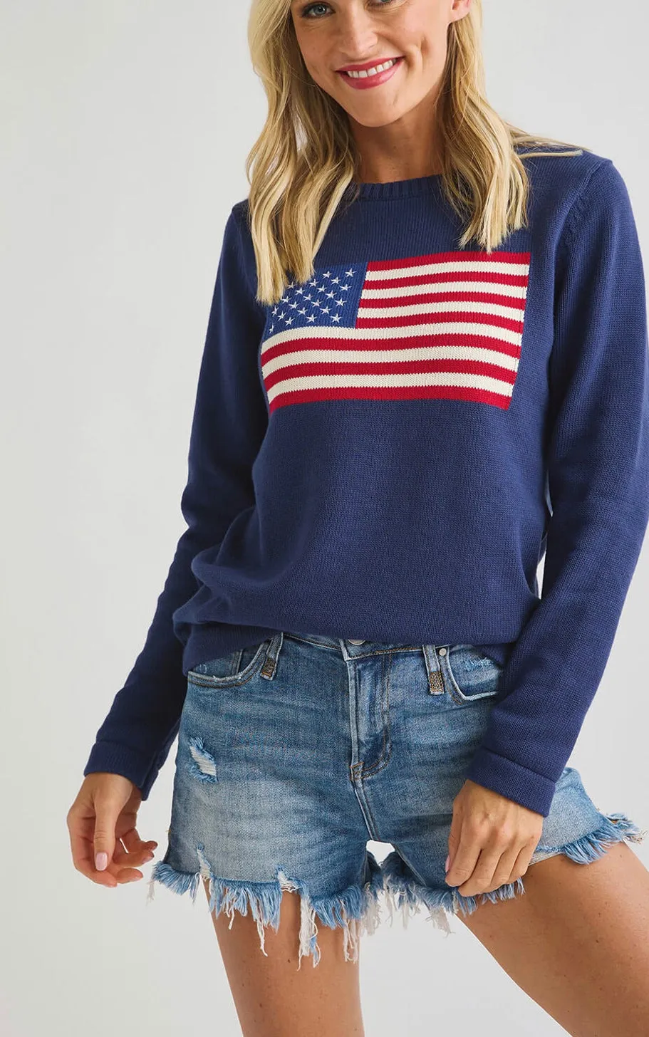 The Ralph American Flag Sweater