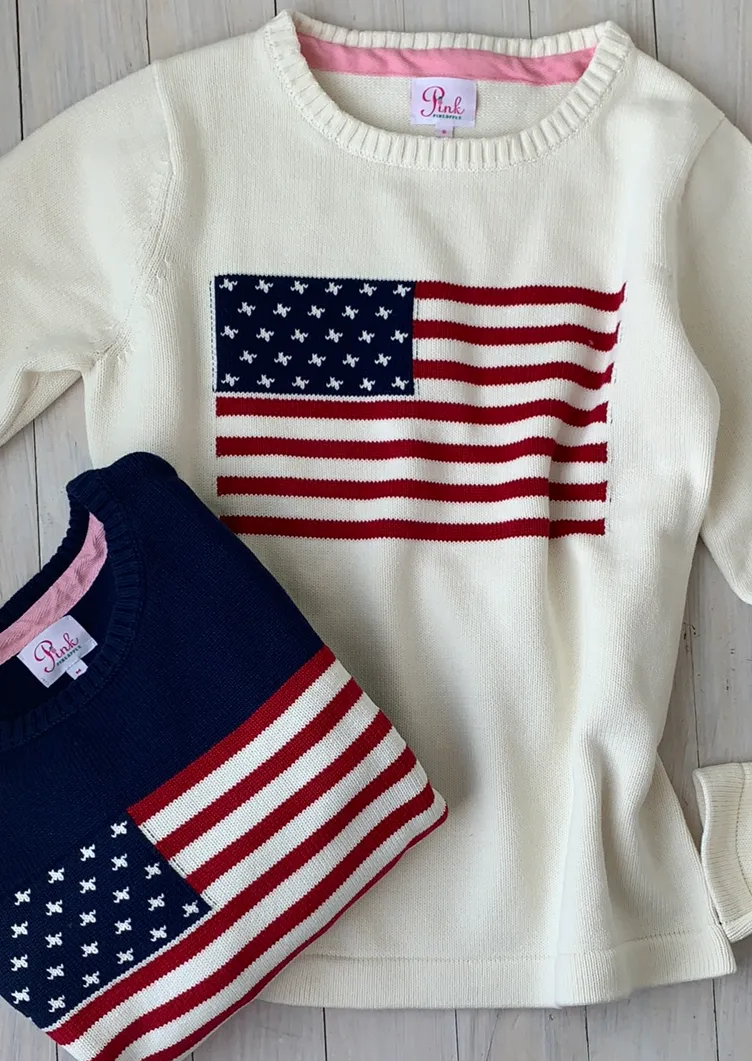 The Ralph American Flag Sweater