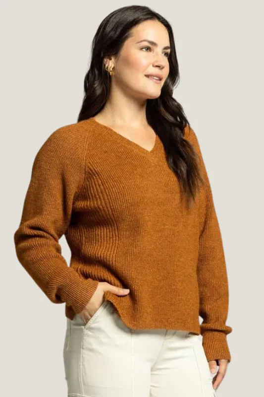 THREAD & SUPPLY: Marigold Sweater (Heather Orange)