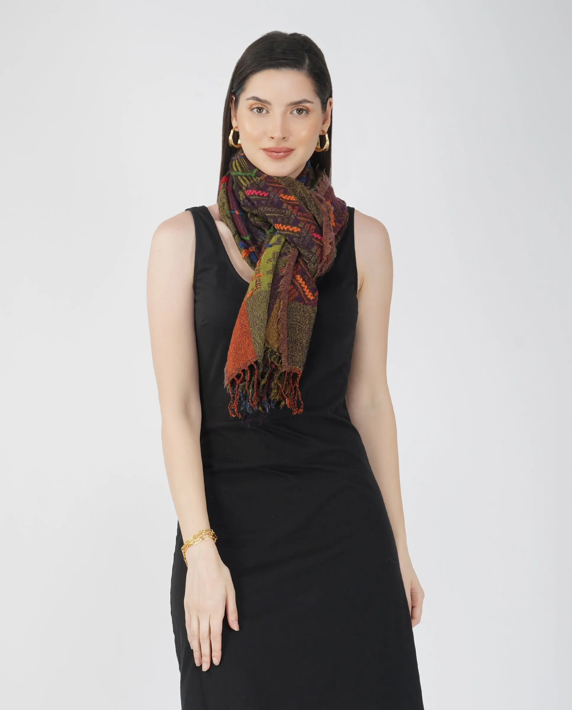 Tresche Scarf - Brown