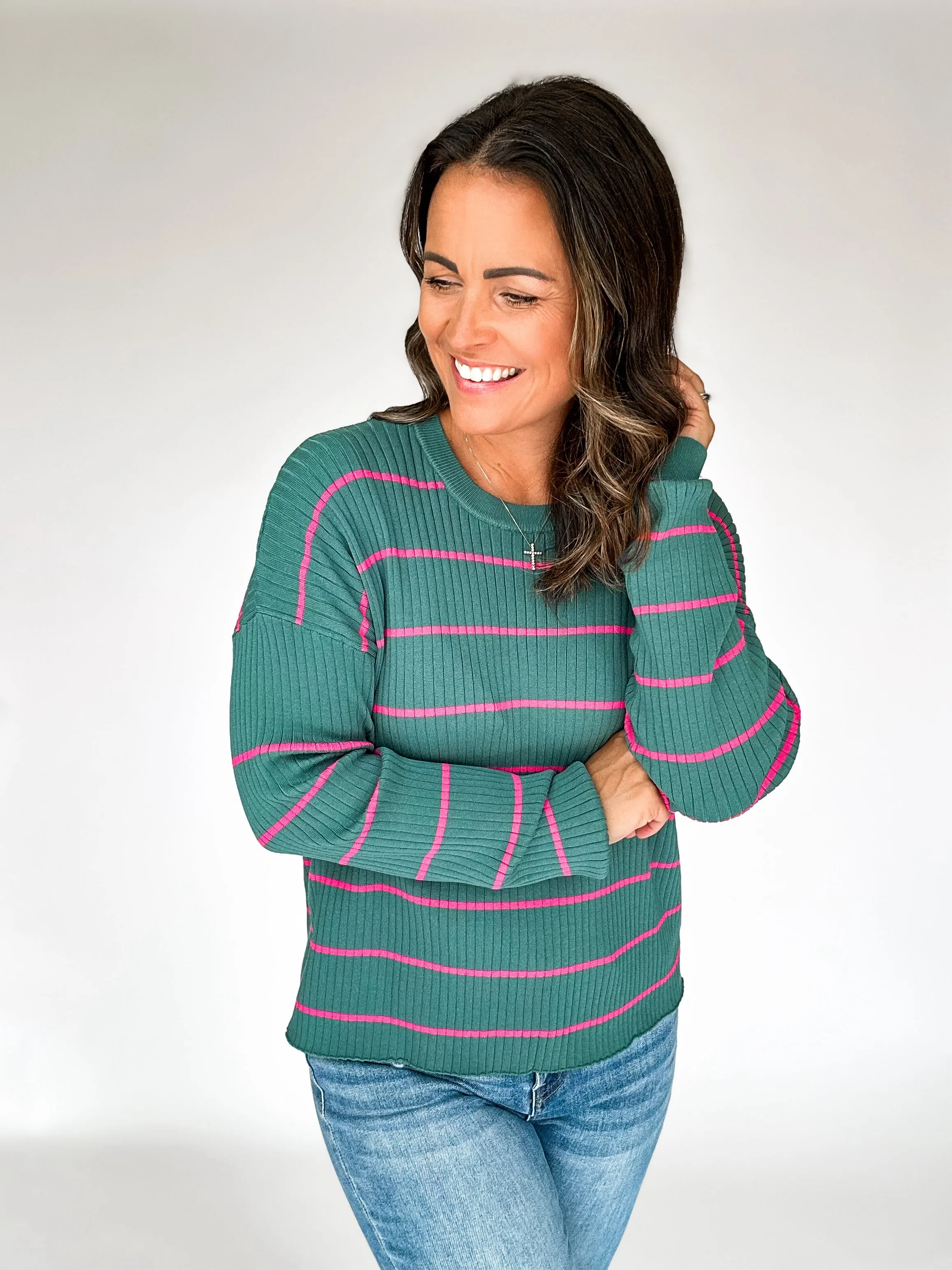 Twinkling Teals Sweater