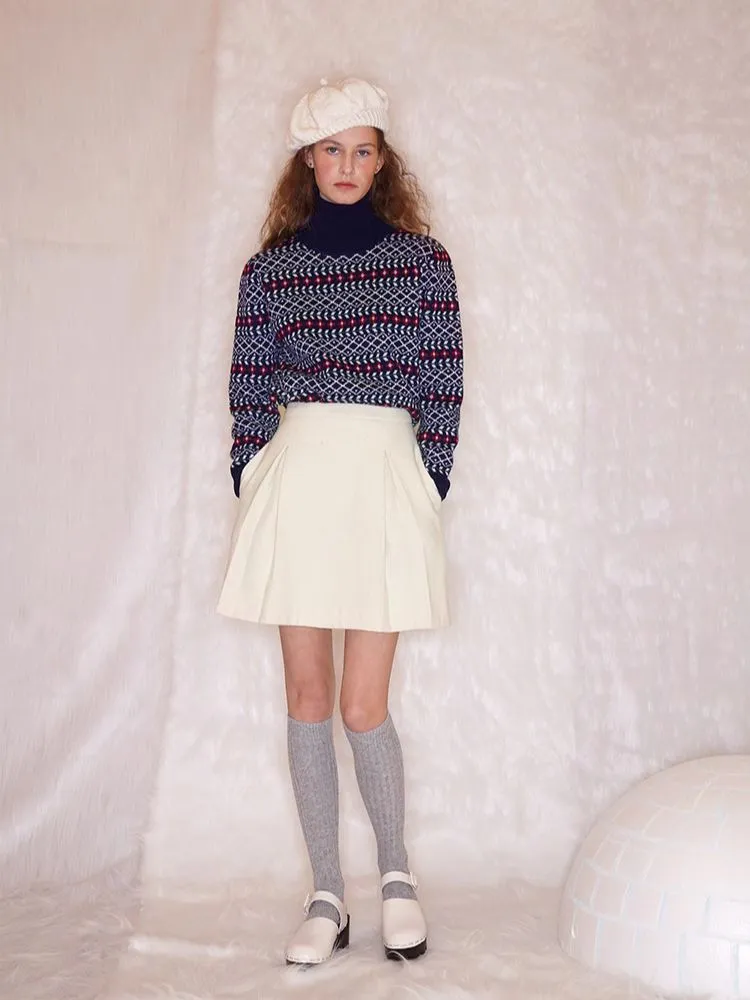 Vintage Turtleneck Wool Sweater【s0000005926】