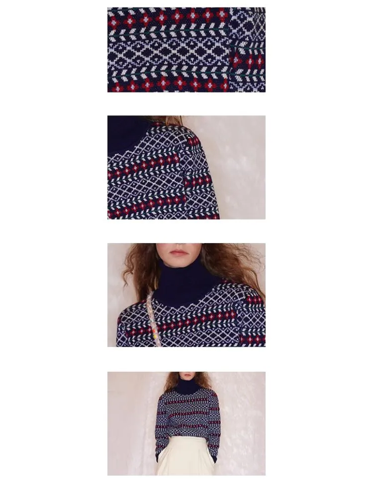 Vintage Turtleneck Wool Sweater【s0000005926】