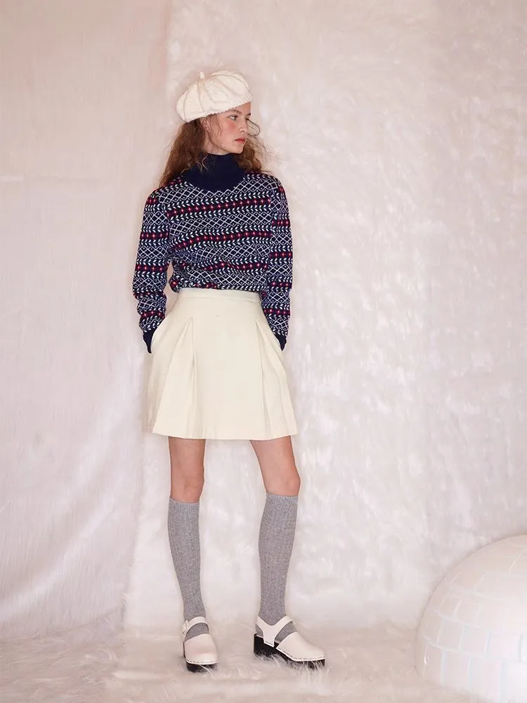 Vintage Turtleneck Wool Sweater【s0000005926】