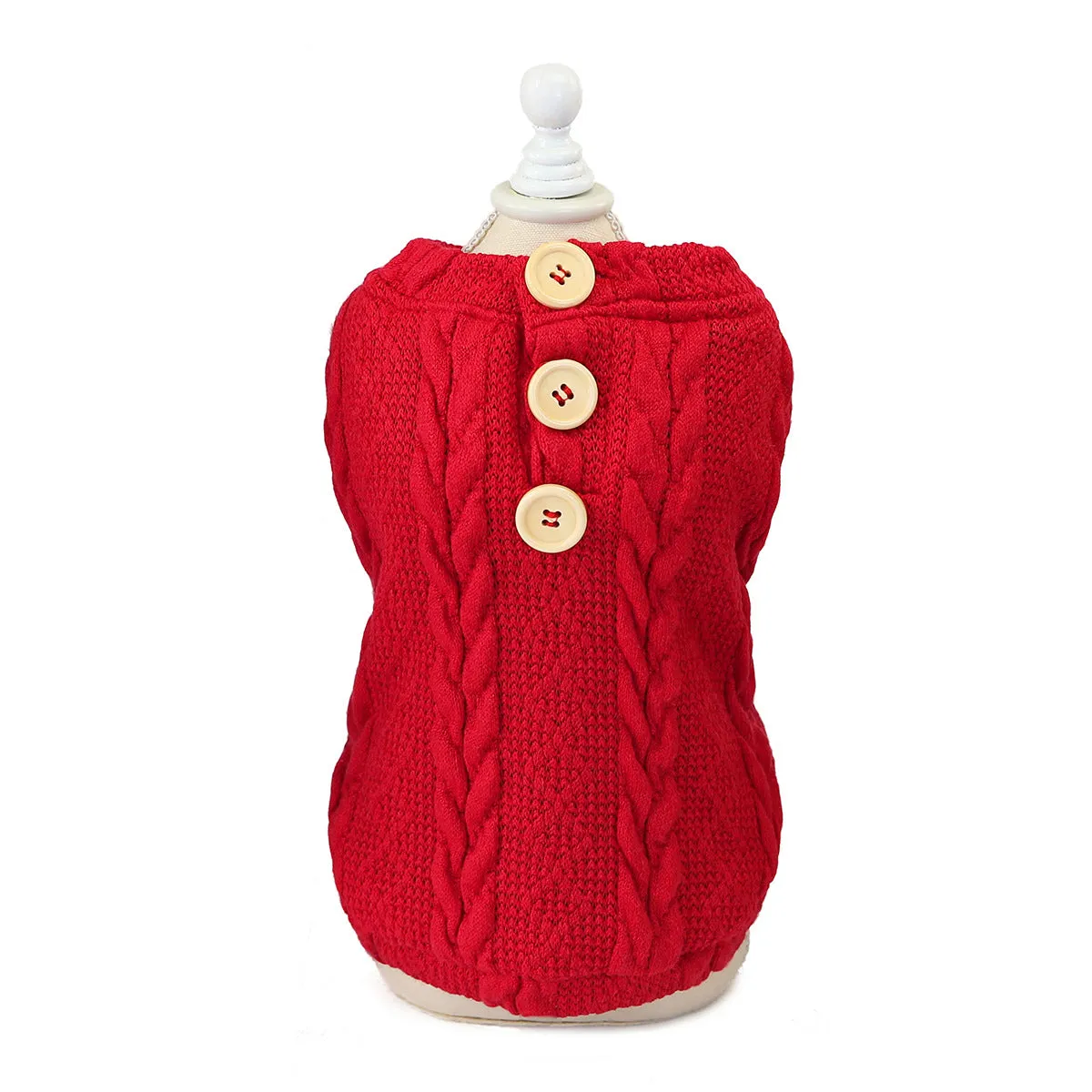 Winter warm sweater vest pet clothing