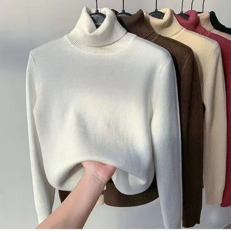 Women Turtleneck Autumn Winter Sweater