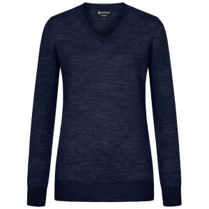 Wool Pullover Light V Neck Women